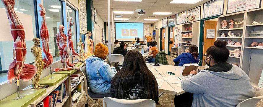 Photo of students attending a lecture